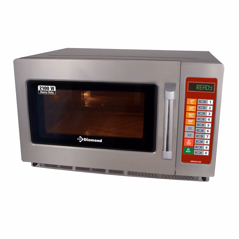 Commercial Digital Microwave 2100 Watts 34 Liters