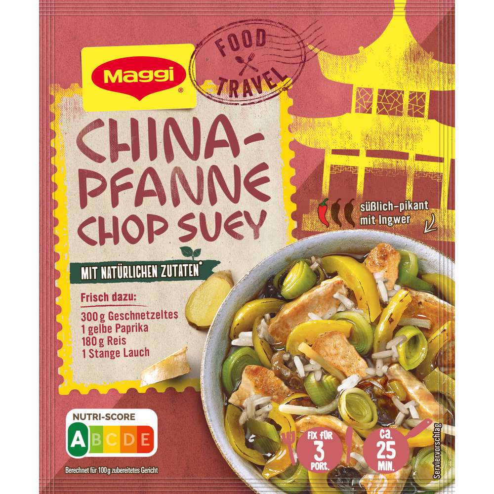 Maggi Spice mix, Chinese pan chop suey