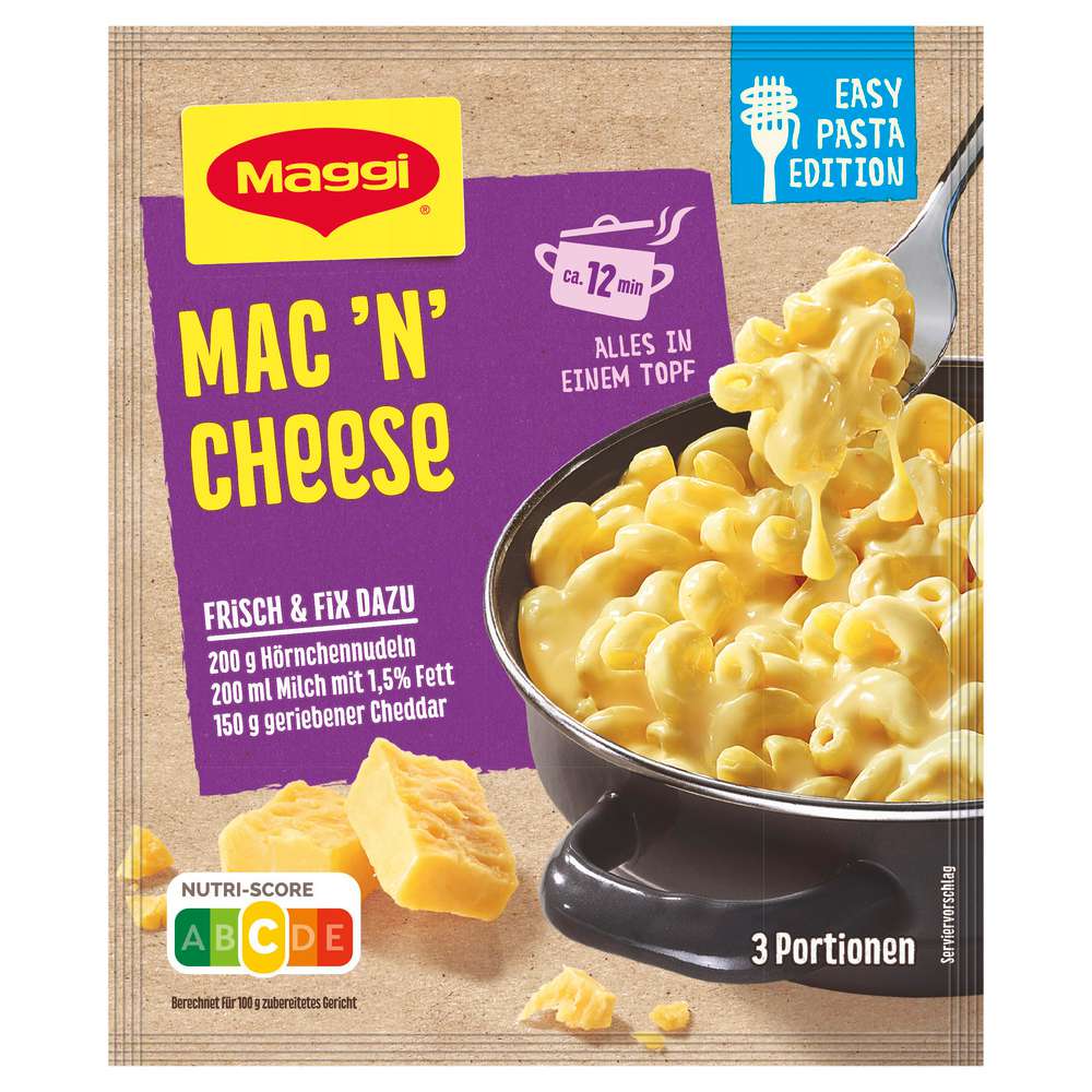 Maggi Easy Pasta Edition spice mix, Mac N Cheese 33g