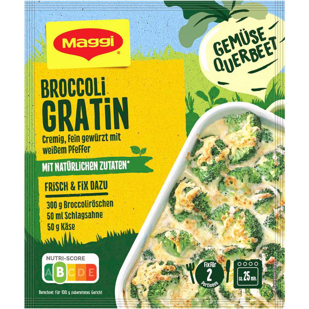 Maggi Spice mix Fix, Broccoli Gratin 100% natural ingredients