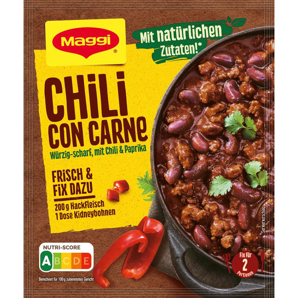 Maggi Spice mix Fix, Chili con Carne 100% natural ingredients