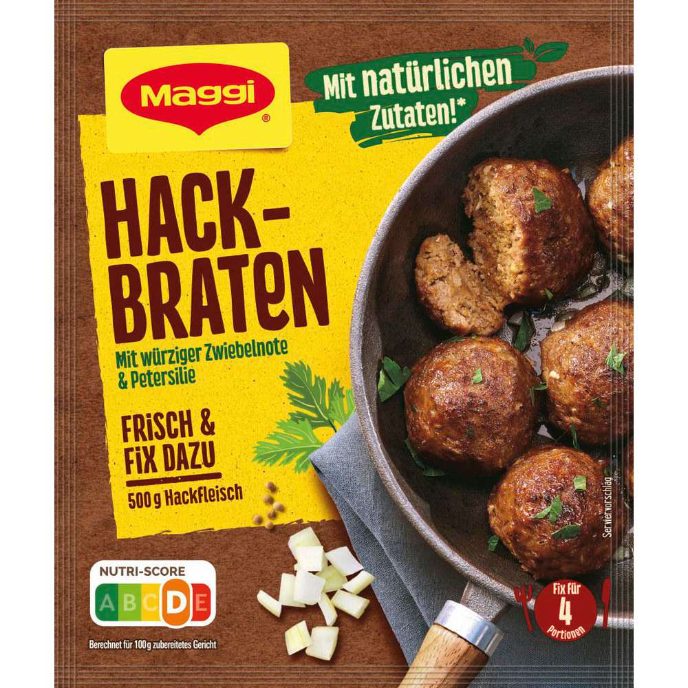 Maggi Spice mix Fix, meatloaf 100% natural ingredients