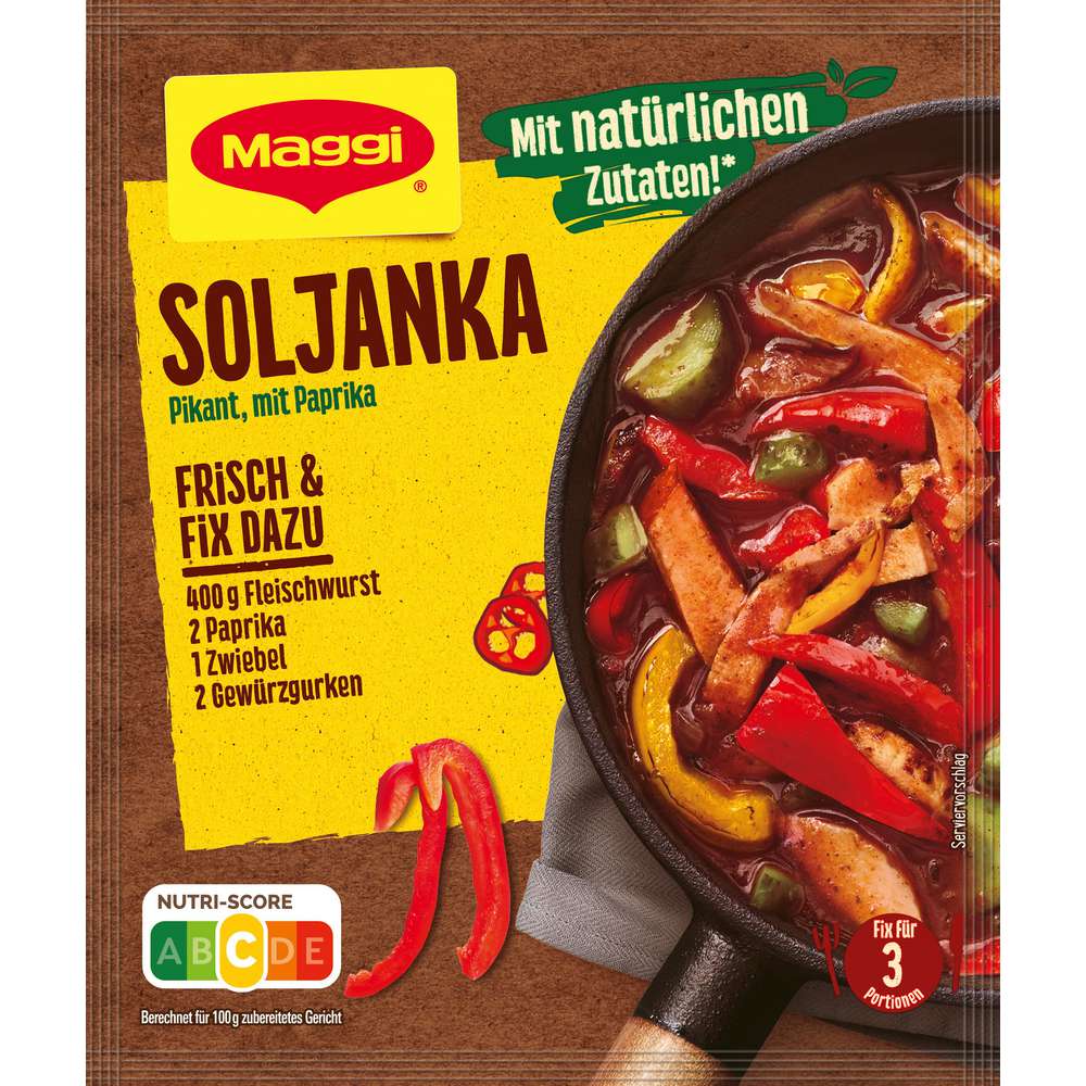 Maggi Spice mix Fix, Soljanka 100% natural ingredients