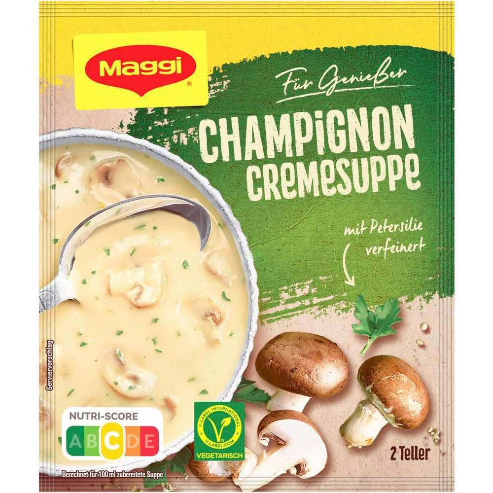 Maggi Spice mix for connoisseurs, mushroom cream soup