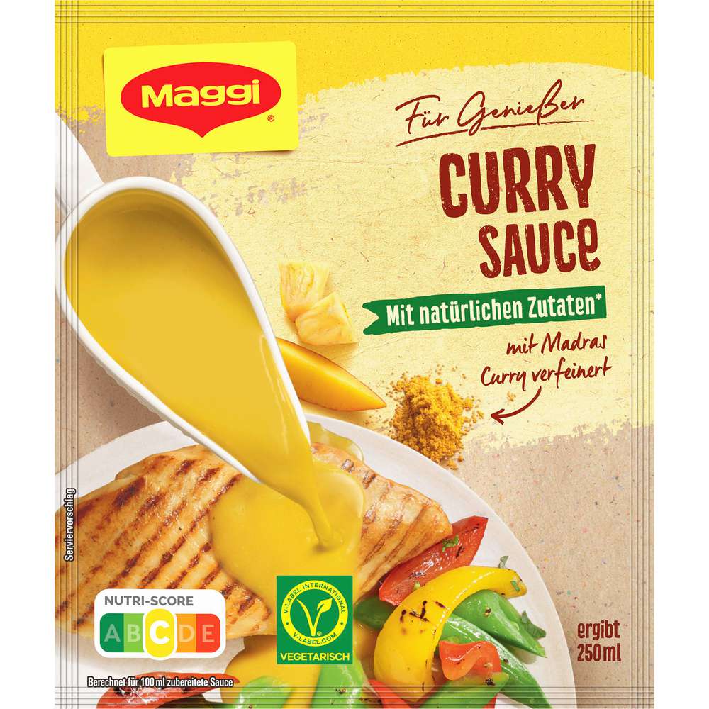 Maggi Spice mix for connoisseurs, curry sauce