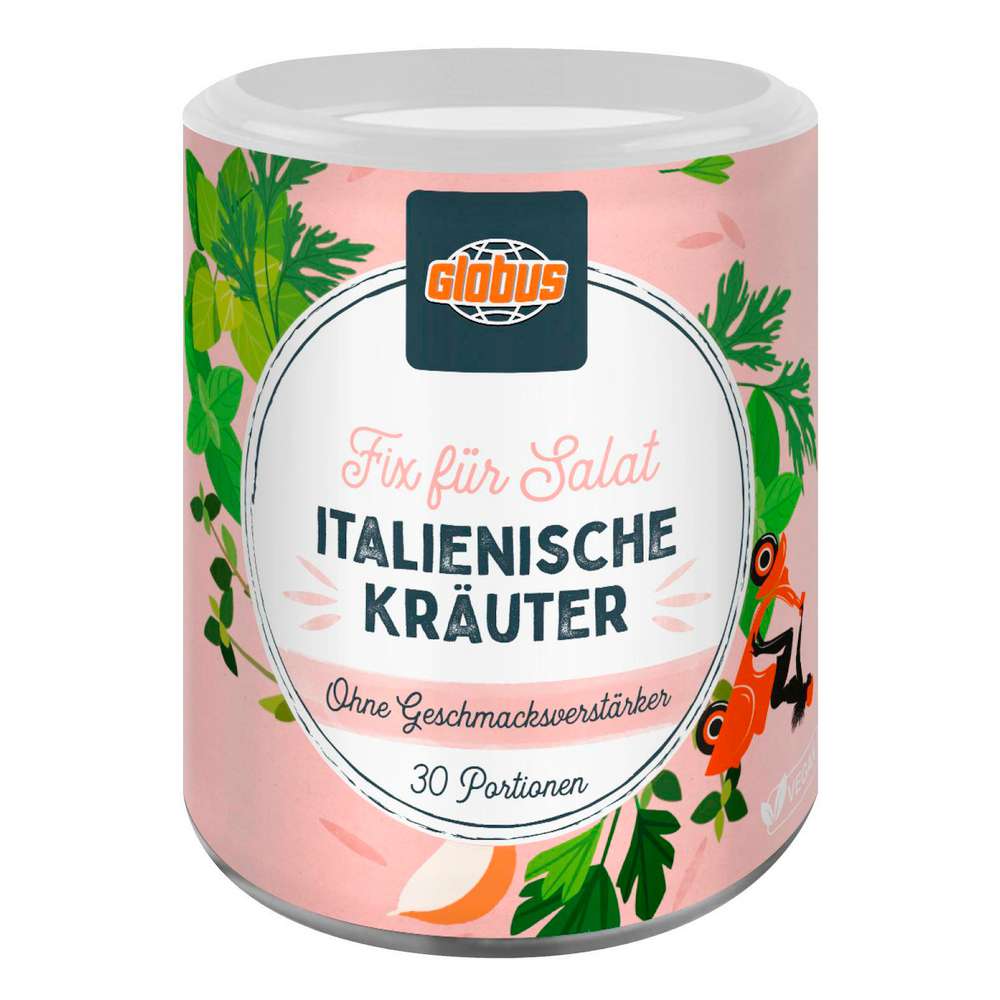 Seasoning mix for salads, Italian herbs