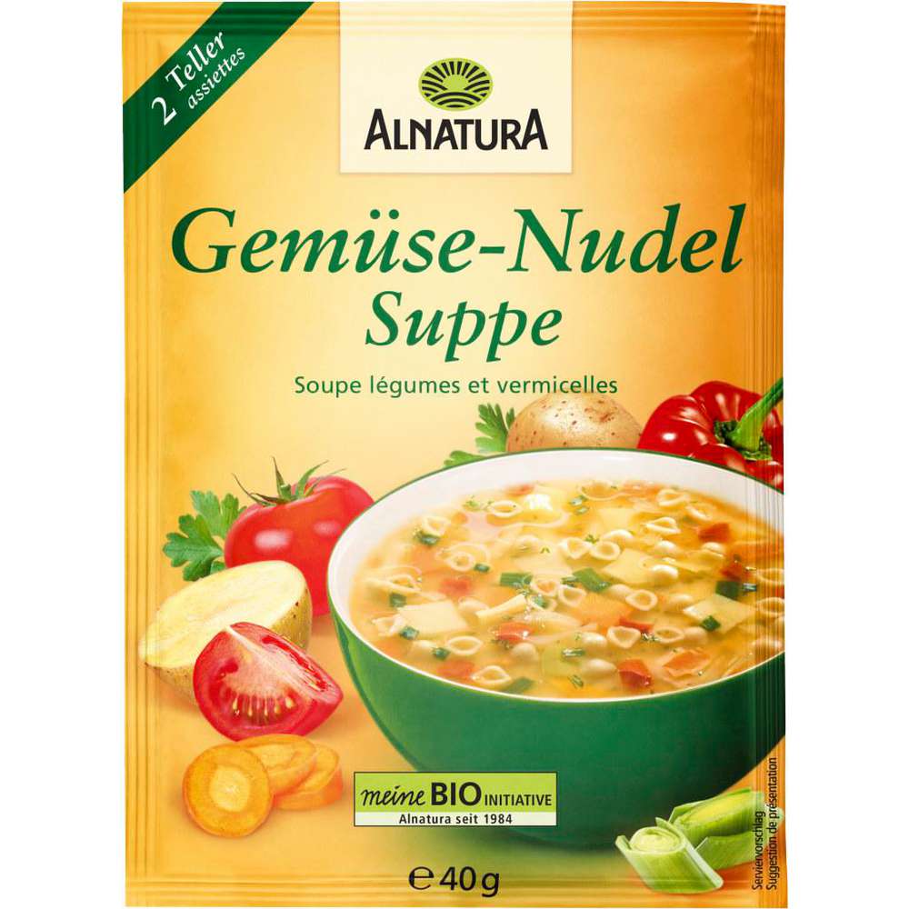 Alnatura Seasoning mix vegetable noodle soup