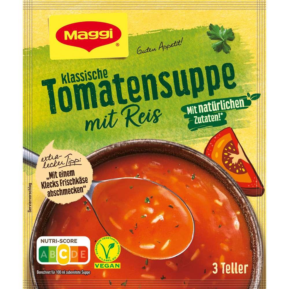 Maggi Spice mix Bon Appetit, tomato soup with long grain rice