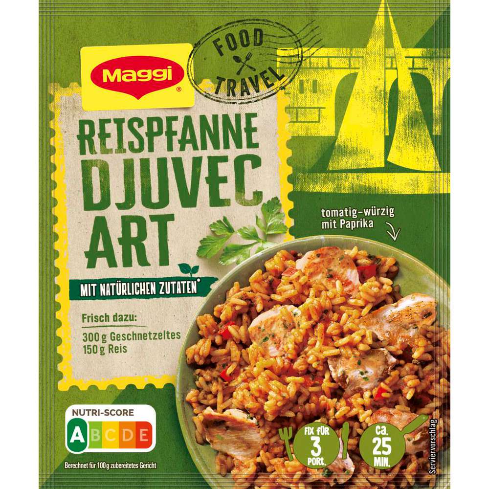 Maggi Spice mix, rice Djuvec style