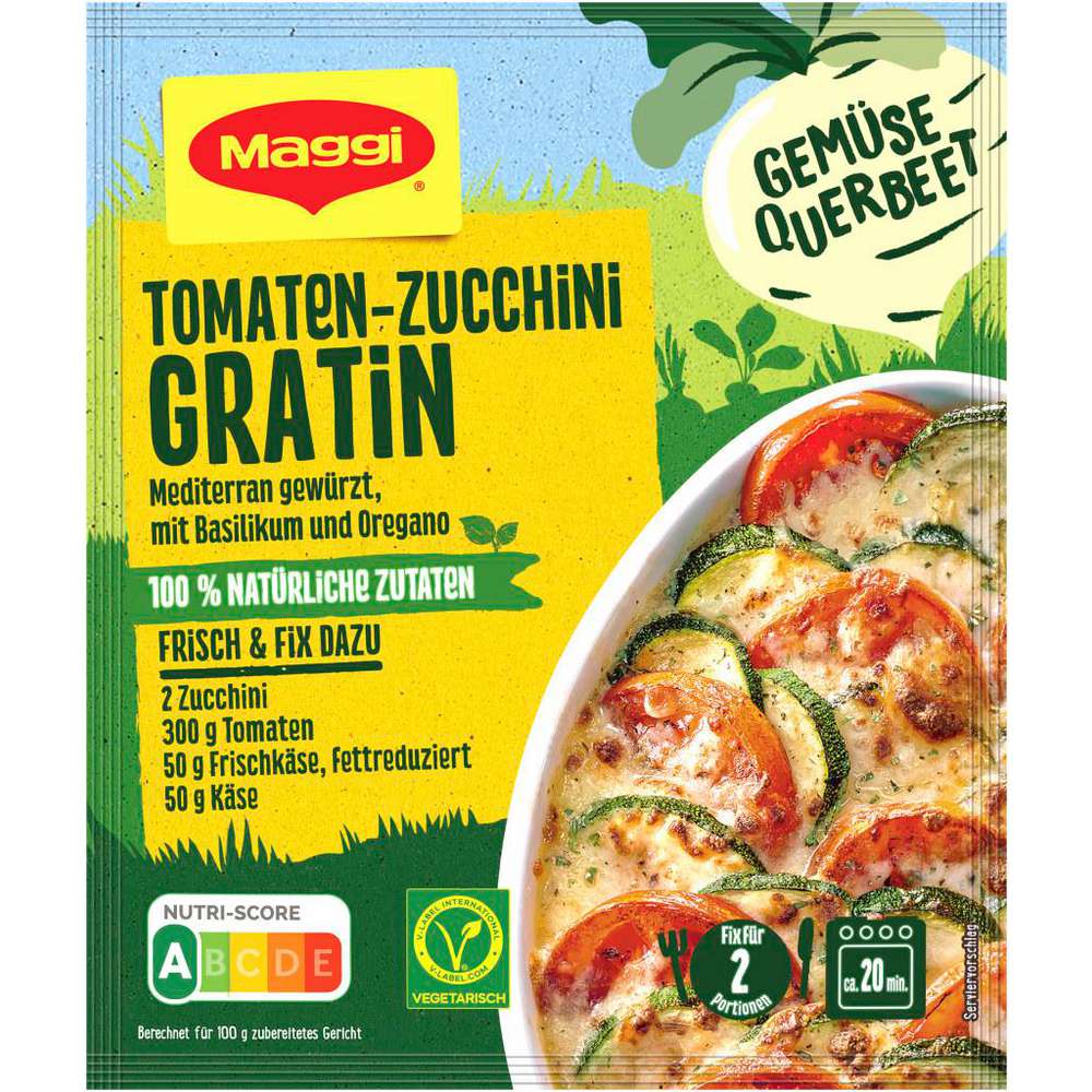 Maggi Spice mix tomato-zucchini gratin