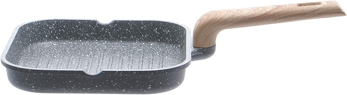 Bialetti Aeternum Petra Vera Mini Grill Pan 14.5 cm Grey 14.5 cm