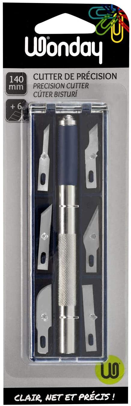 WONDAY Cutter Precision 140 mm + 6 Blades