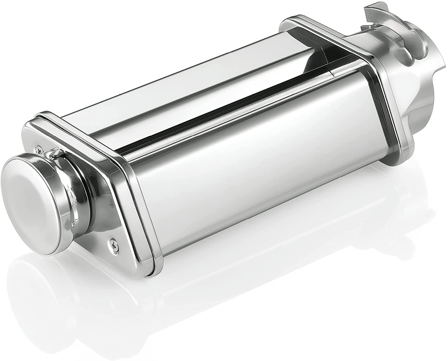 Bosch Hausgerate Bosch Lasagne MUZ5NV1 Pasta Roller for Lasagne, Pasta Plates, Lasagne Noodle Attachment, Pasta Attachment, 8 Thicknesses, Stainless Steel, Suitable for MUM 5 and MUM Series 2, Silver