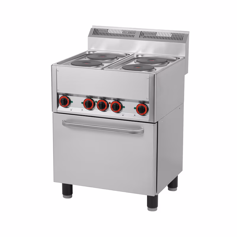 GGG electric stove, 4 burners with electric oven