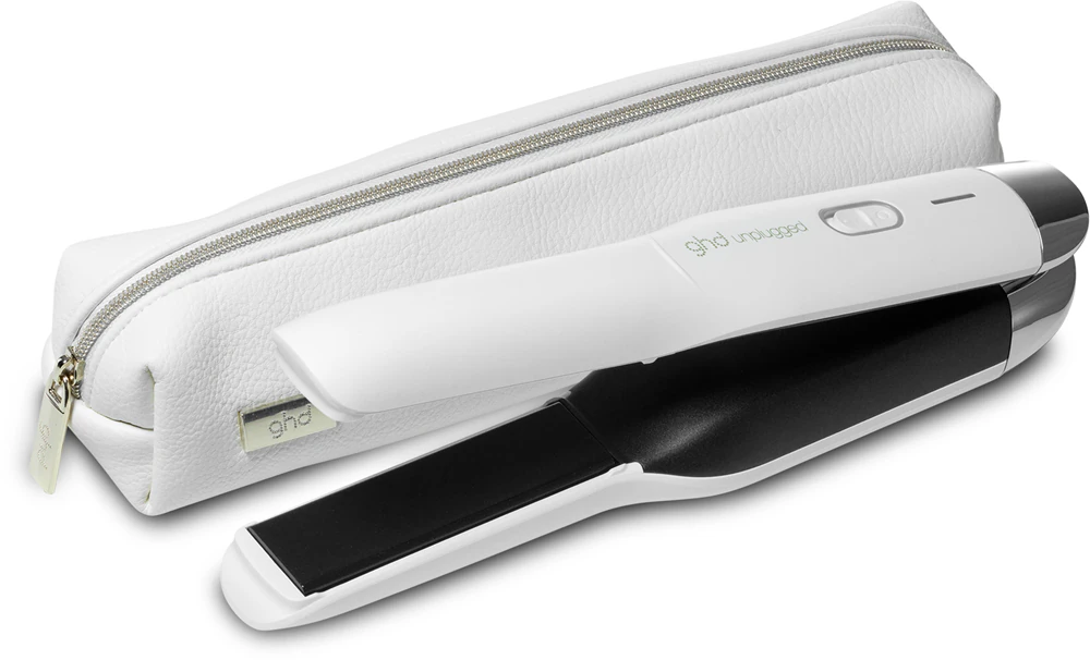 ghd Unplugged Styler White cordless straightener