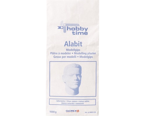 Glorex Casting compound model plaster Alabit 5 kg white
