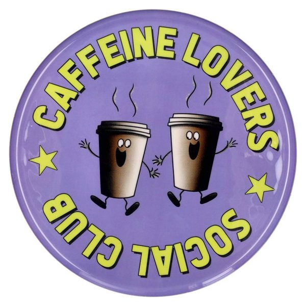 Gift Company decorative tray Love Trays Caffeine lovers soc