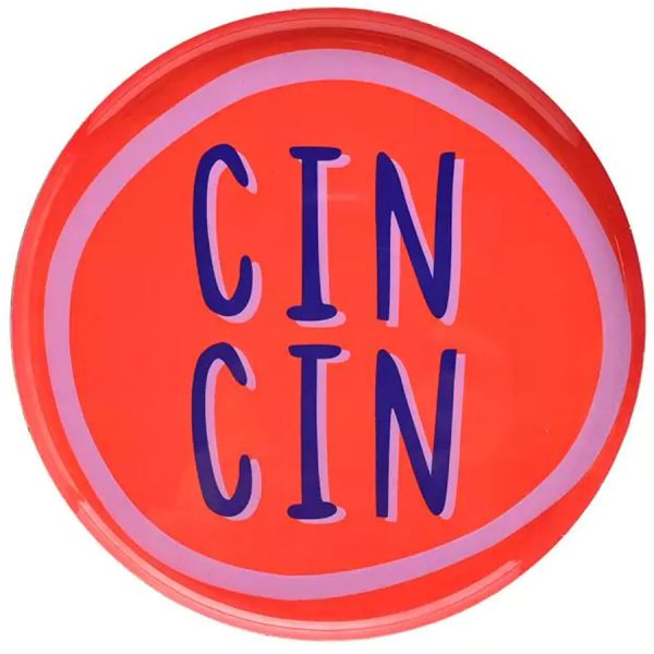 Gift Company decorative tray Love Trays Cin Cin (18cm)