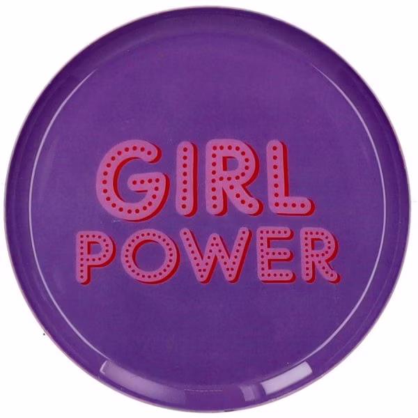 Gift Company decorative tray Love Trays Girl Power Purple