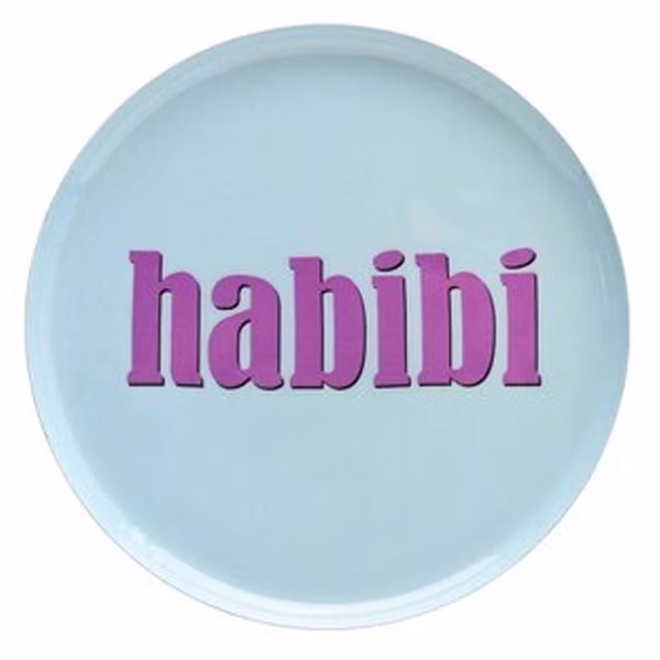 Gift Company decorative tray Love Trays Habibi (12.7cm)