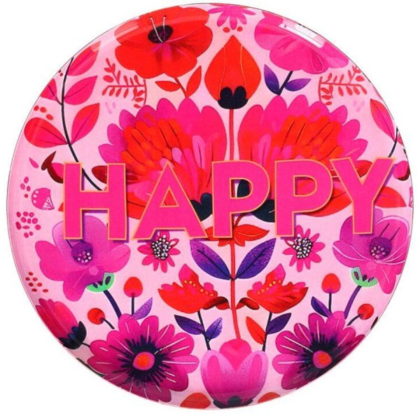 Gift Company decorative tray Love Trays Happy (17.7cm)