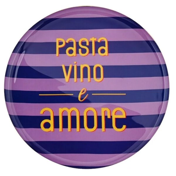 Gift Company decorative tray Love Trays Pasta, Vino e Amore