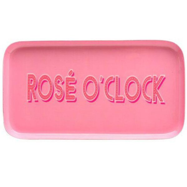 Gift Company decorative tray Love Trays Rosé oclock
