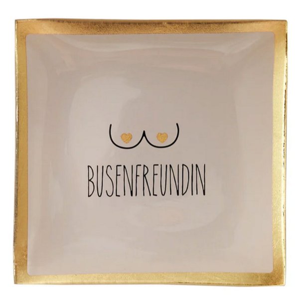 Gift Company glass plate Love Plates bosom friend