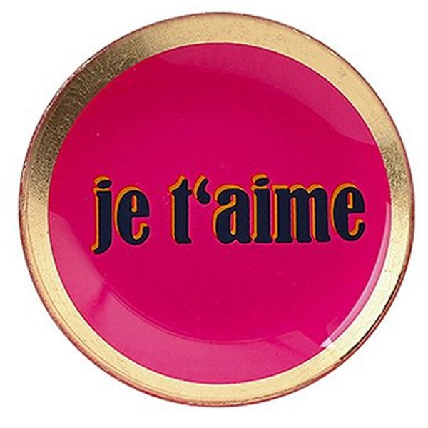 Gift Company glass plate Love Plates Je t'aime (10cm)