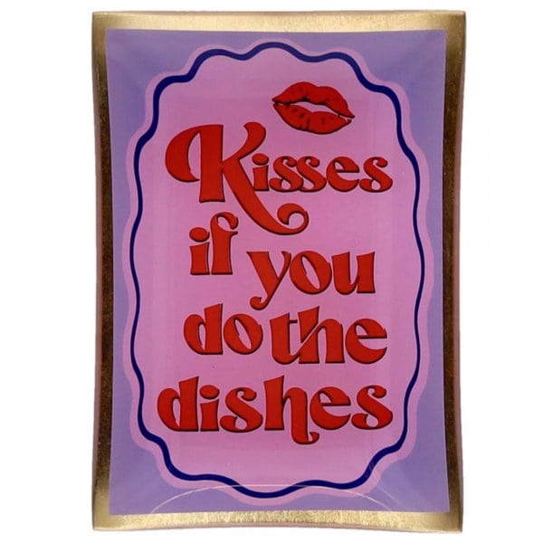 Gift Company Glass Plates Love Plates Kisses if you do th