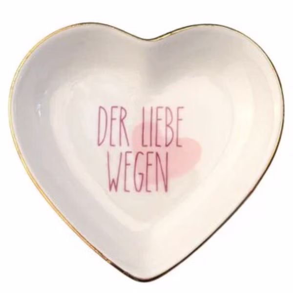 Gift Company Porcelain Plates Love Plates Heart of Love
