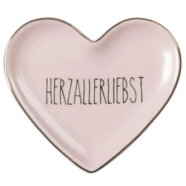 Gift Company Porcelain Plates Heart Hearts