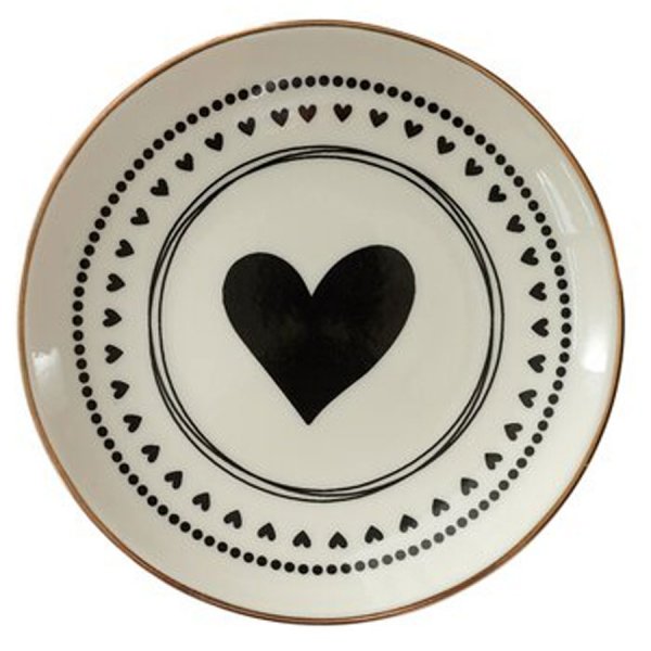 Gift Company Porcelain Love Plates Heart