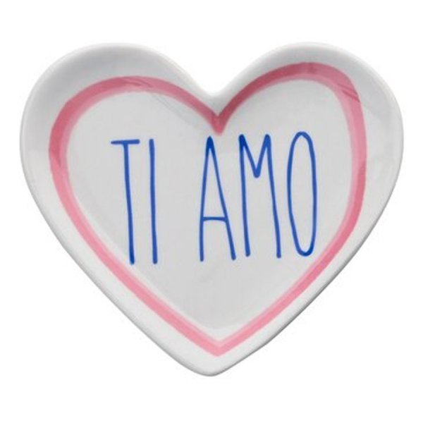 Gift Company Porcelain Plates Love Plates Heart Ti Amo