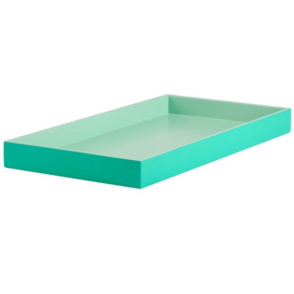 Gift Company Spa Tray Rectangular Green Light Green (40x2