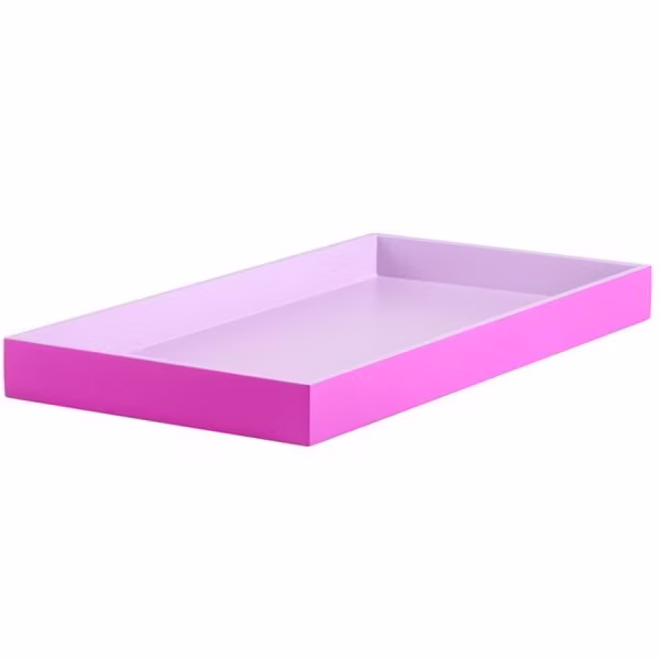 Gift Company Spa Tray Rectangular Purple Lilac (40x21
