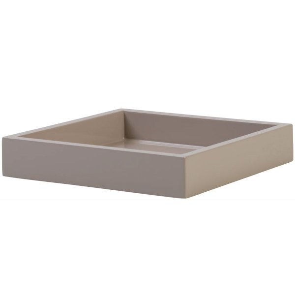 Gift Company Spa Tray, Mud, Beige (19x19cm)