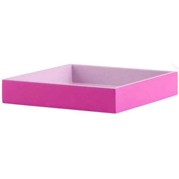 Gift Company Tray Spa Shiny Lilac (19x19cm)