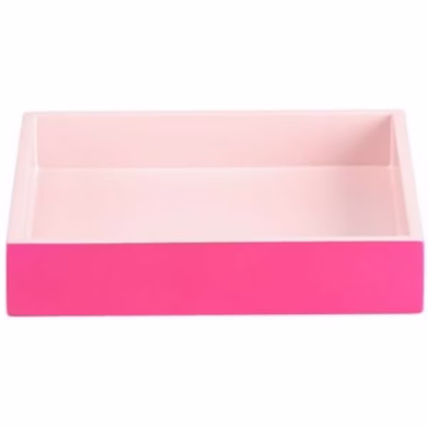 Gift Company Tray Spa Shiny Pink Matt Pink (19x19cm)