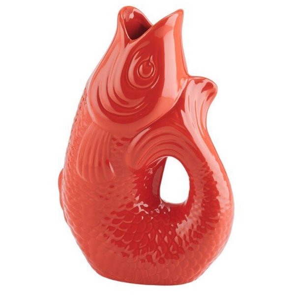 Gift Company Vase/Carafe Monsieur Carafon Coral Red M