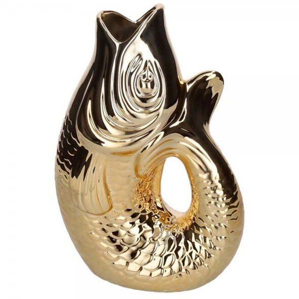Gift Company Vase/Carafe Monsieur Carafon Fish Gold (