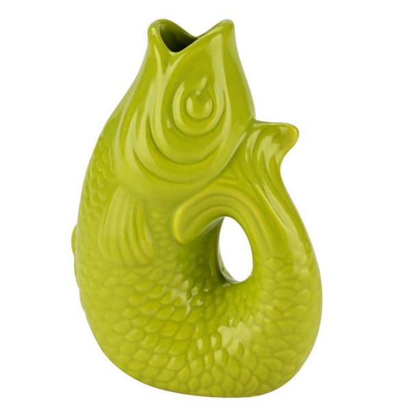 Gift Company Vase/Carafe Monsieur Carafon Fish Lime (