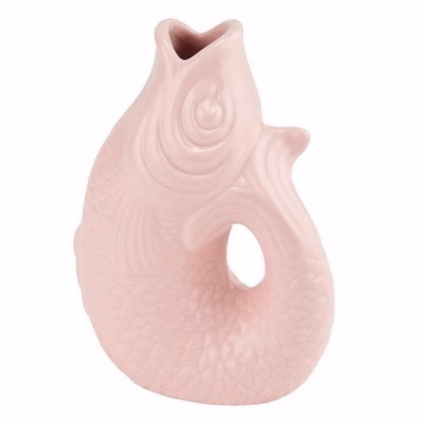 Gift Company Vase/Carafe Monsieur Carafon Fish Pink