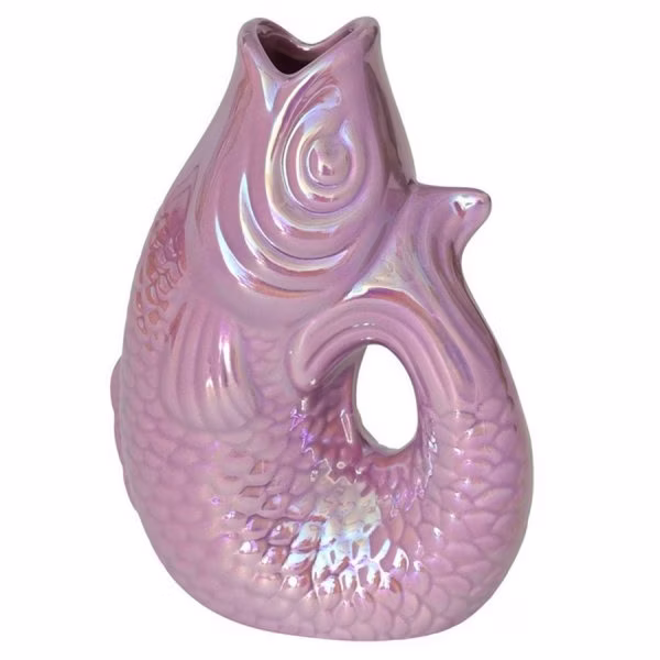 Gift Company Vase/Carafe Monsieur Carafon Fish Violet