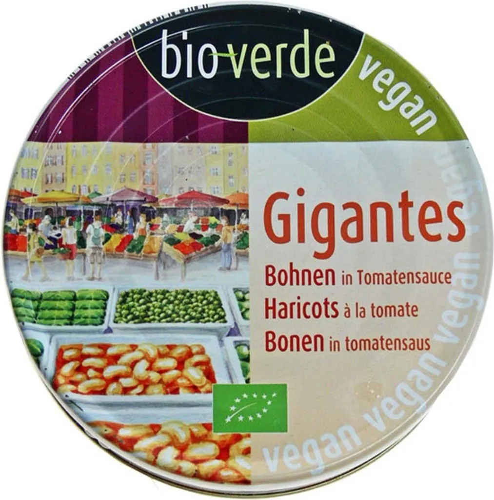 Organic Verde Gigantes Beans in Tomato Sauce 190g