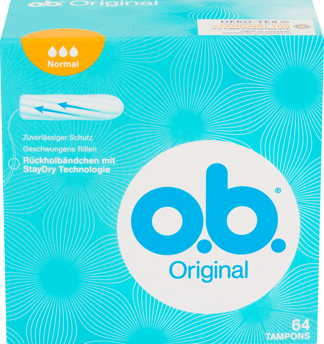 o.b. Tampon Normal, 64 St