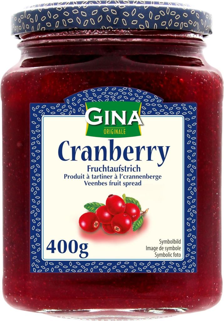 Gina Cranberry Fruit Spread, 400 gm