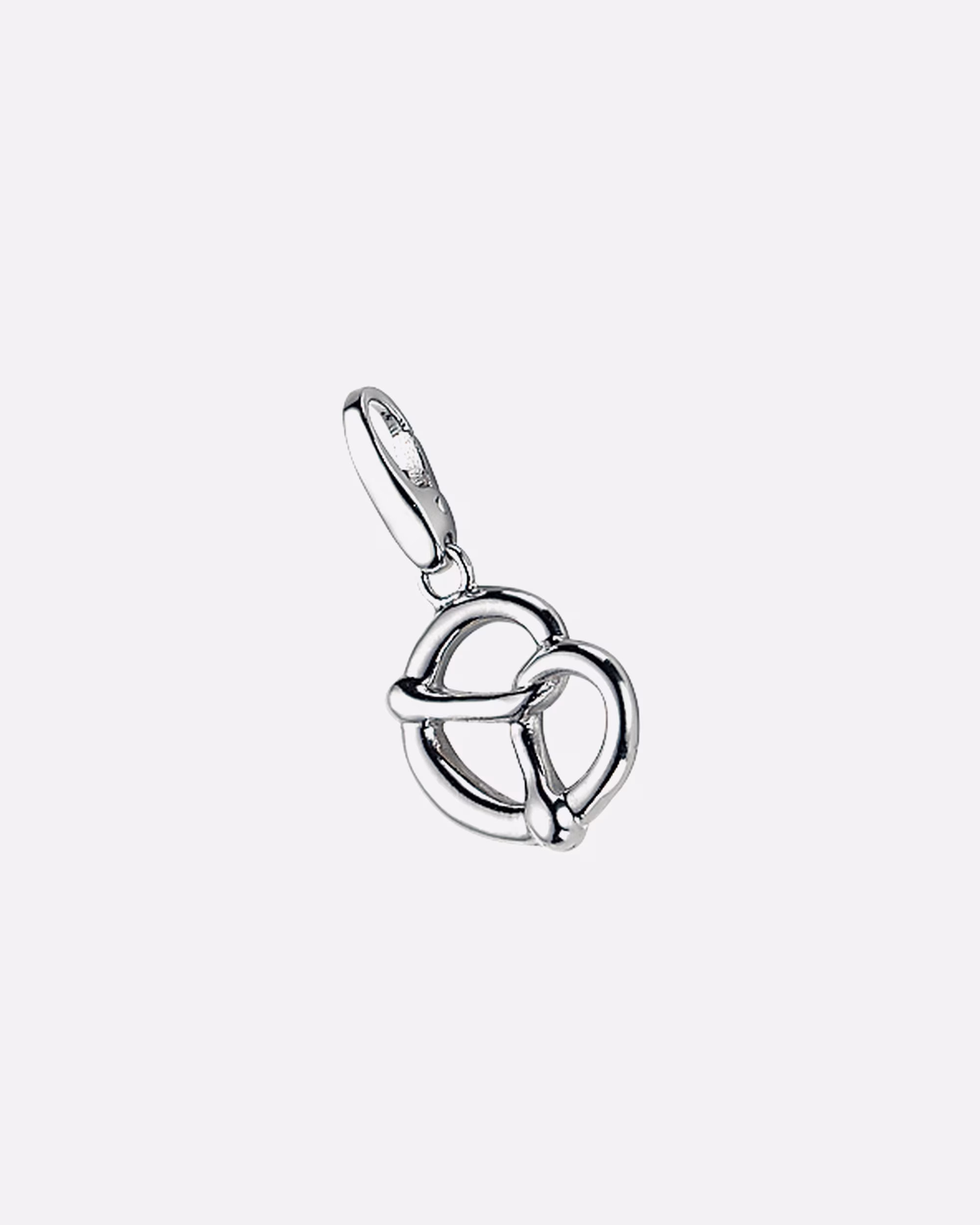 Giorgio Martello Milano jewelry pendant charm pretzel, silver 925 Onesize