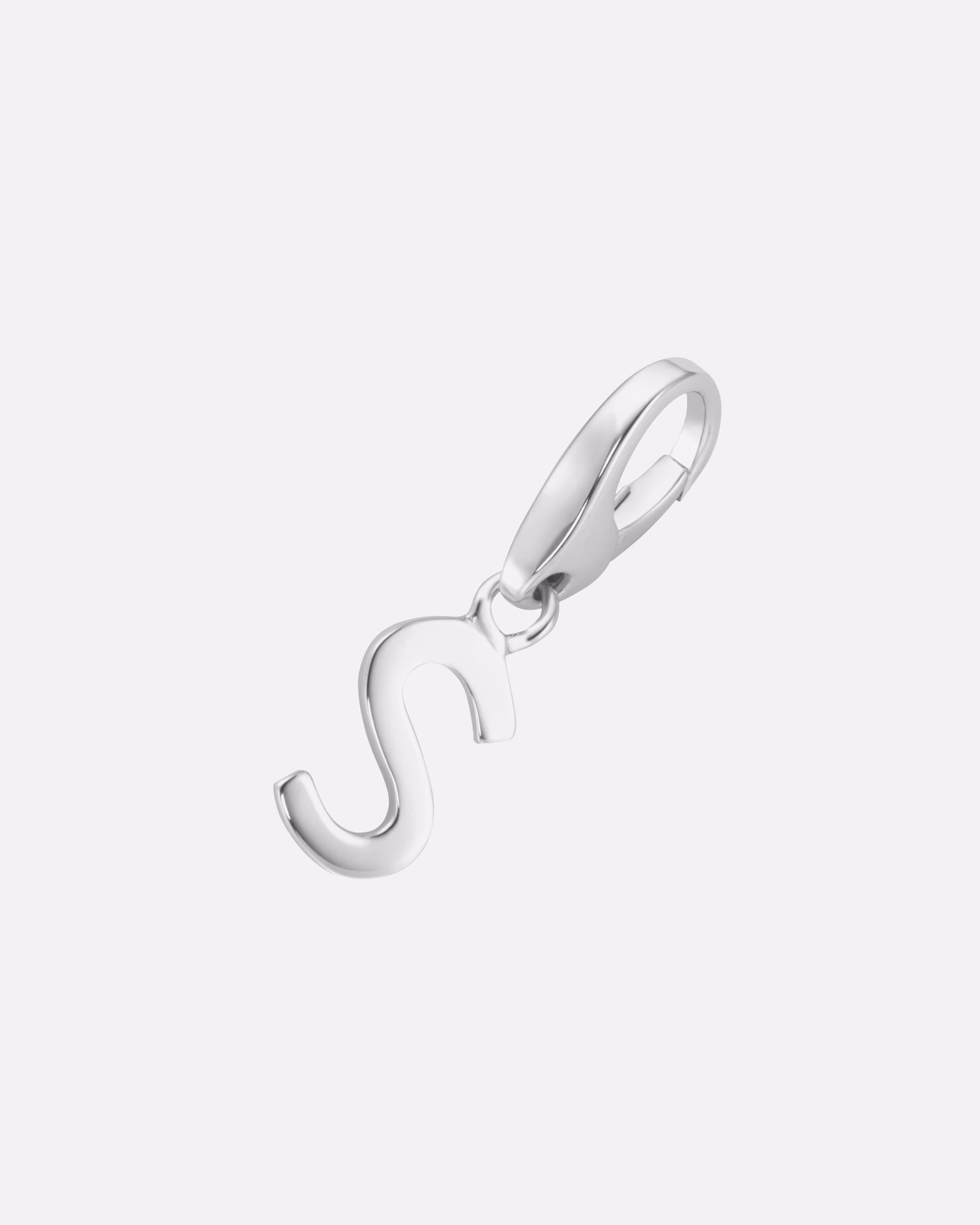 Giorgio Martello Milano jewelry pendant charm letter S, silver 925 Silber
