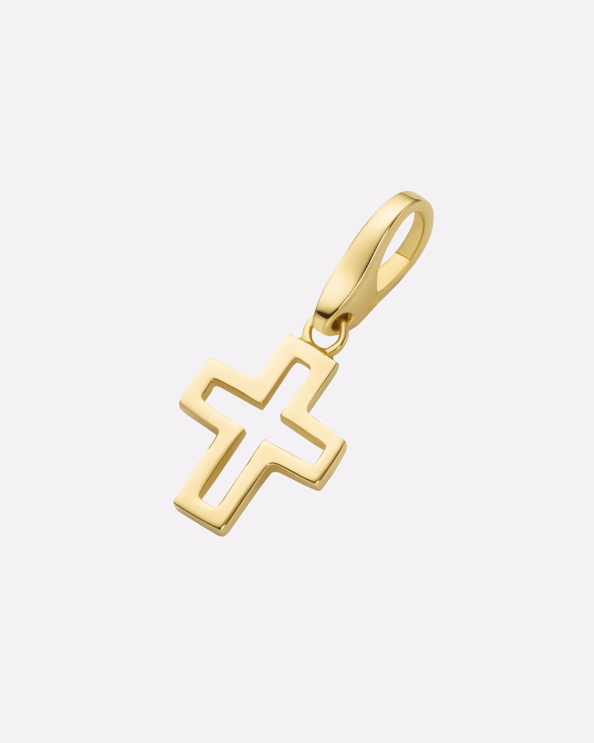 Giorgio Martello Milano jewelry pendant charm cross, silver 925 Gold